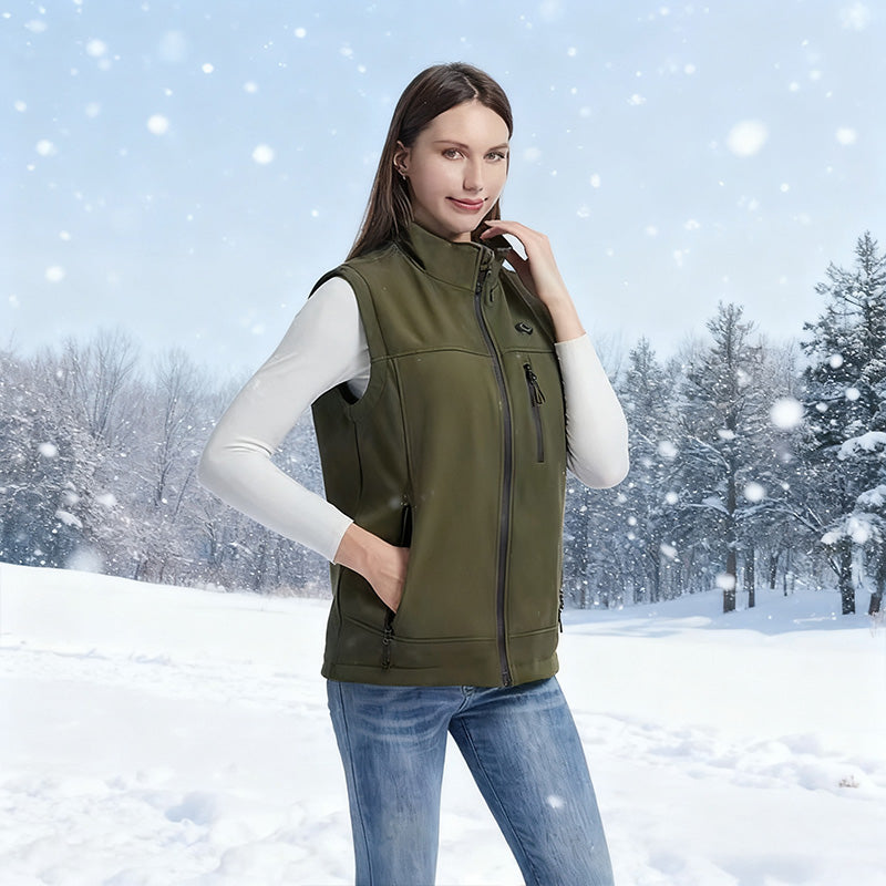 USB Heated Vest with 9 Heating Zones – Outdoor Thermal Tactical Vest