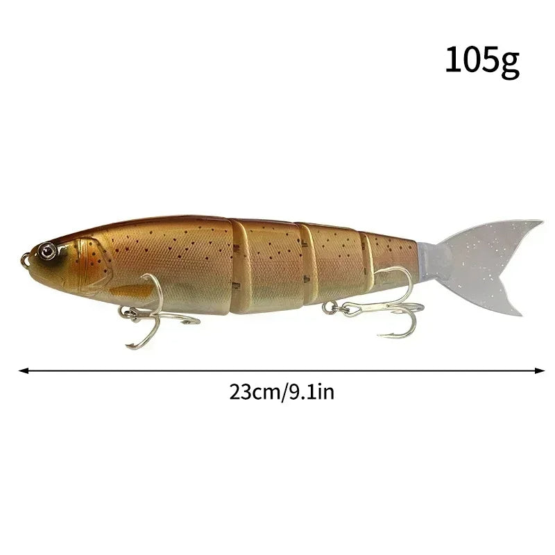 Balam 23cm Giant Swimbait – Multi-Jointed Hard Lure for Bass, Pike & Catfish