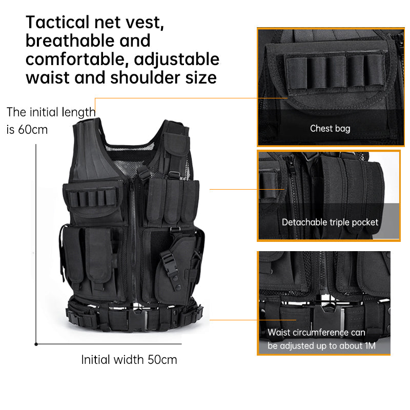 600D Operational Multi-Pocket Vest