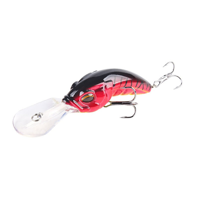 ABS Rock Minnow 10.4cm/14.5g – Deep Dive Crankbait with Triple Reinforced Hooks