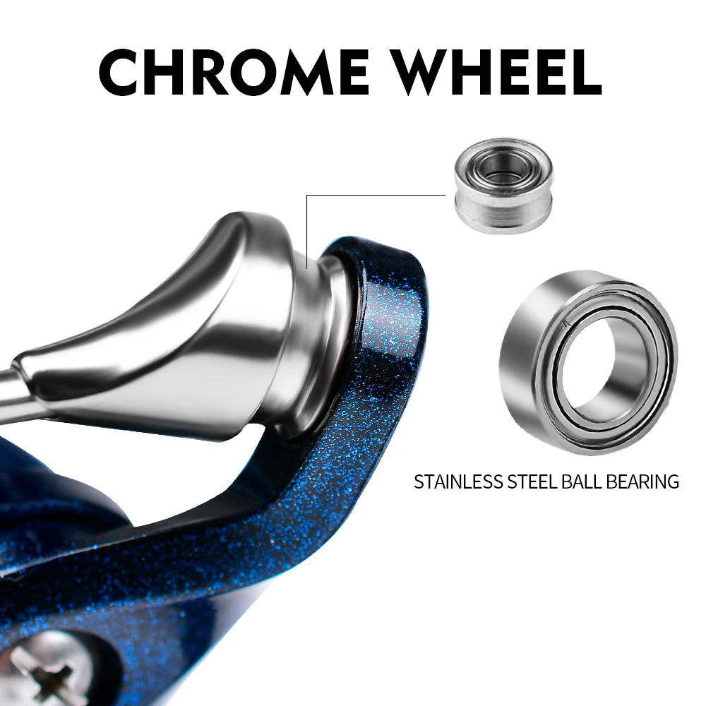 PROBEROS 5.2:1 Metal Spinning Reel – High-Speed Retrieval & Sea Fishing Ready