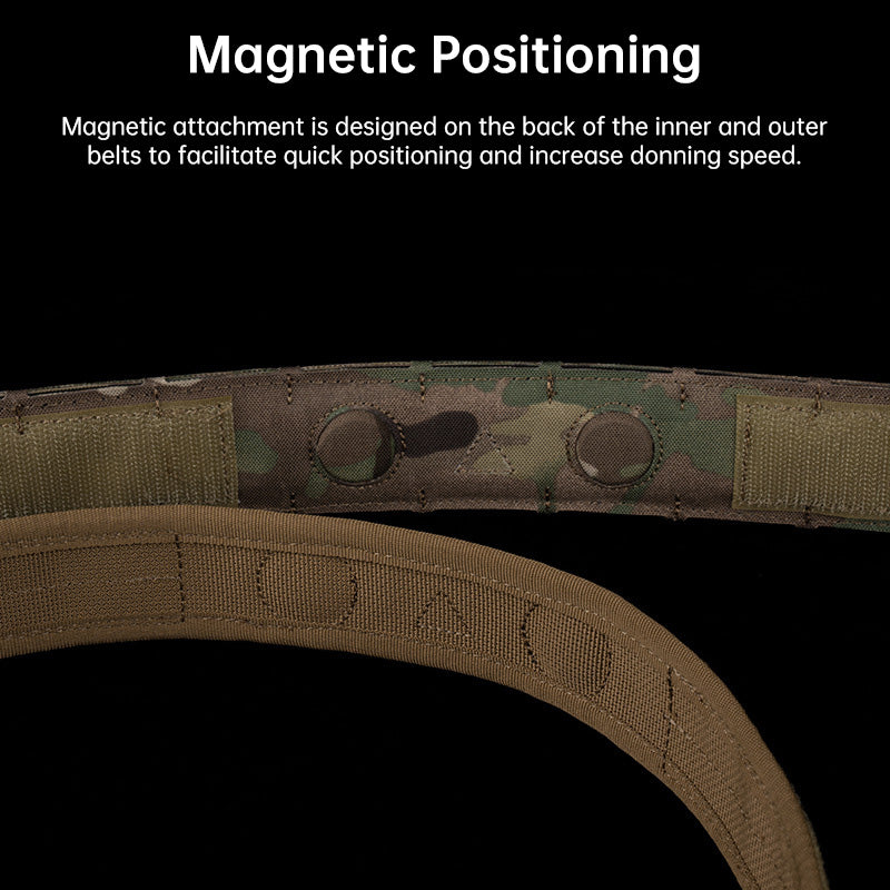 Operational magnetic belt