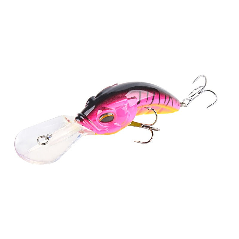 ABS Rock Minnow 10.4cm/14.5g – Deep Dive Crankbait with Triple Reinforced Hooks