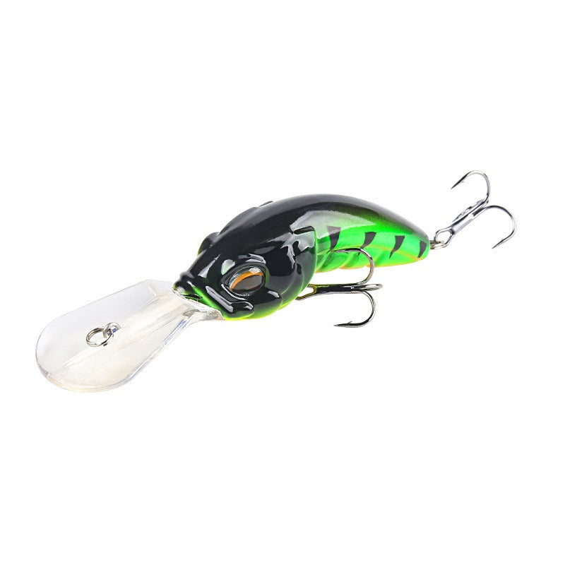 ABS Rock Minnow 10.4cm/14.5g – Deep Dive Crankbait with Triple Reinforced Hooks