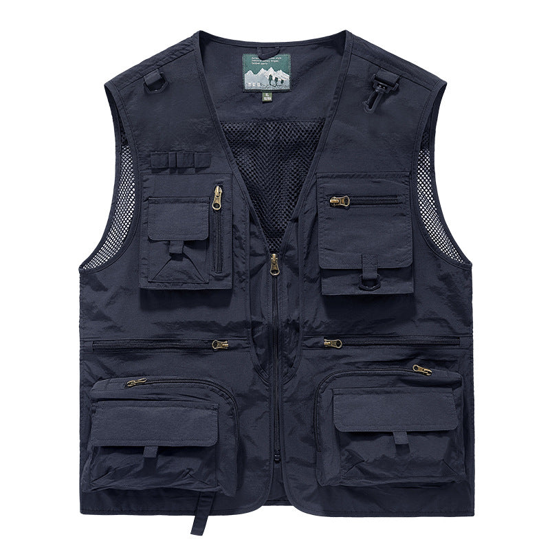 Quick-Dry Mesh Outdoor Multi-Pocket Vest