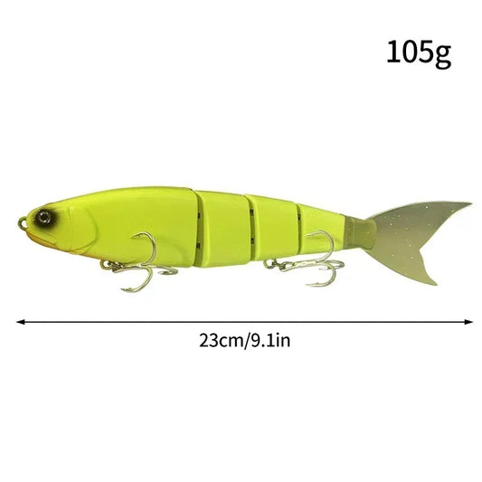 Balam 23cm Giant Swimbait – Multi-Jointed Hard Lure for Bass, Pike & Catfish