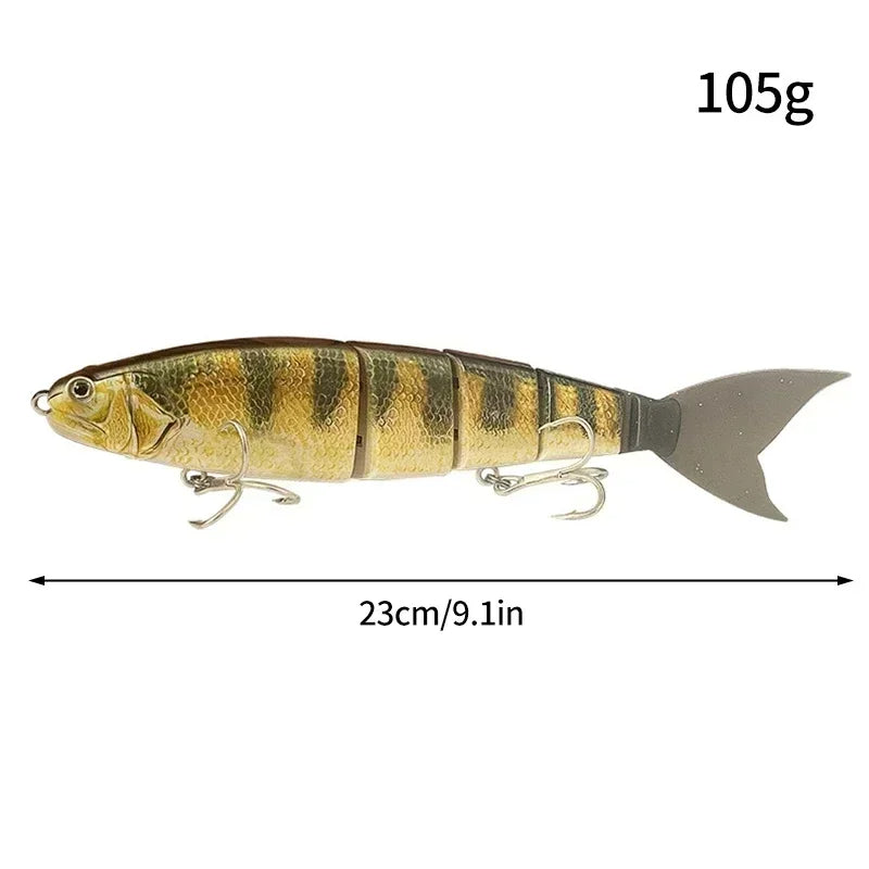 Balam 23cm Giant Swimbait – Multi-Jointed Hard Lure for Bass, Pike & Catfish