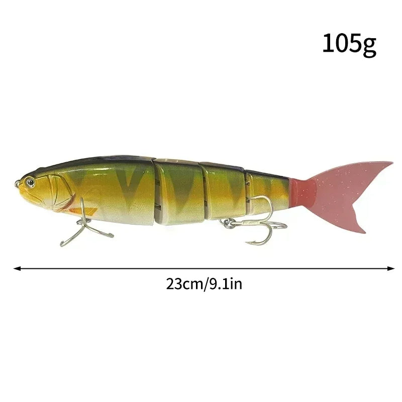 Balam 23cm Giant Swimbait – Multi-Jointed Hard Lure for Bass, Pike & Catfish