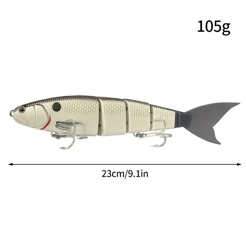 Balam 23cm Giant Swimbait – Multi-Jointed Hard Lure for Bass, Pike & Catfish