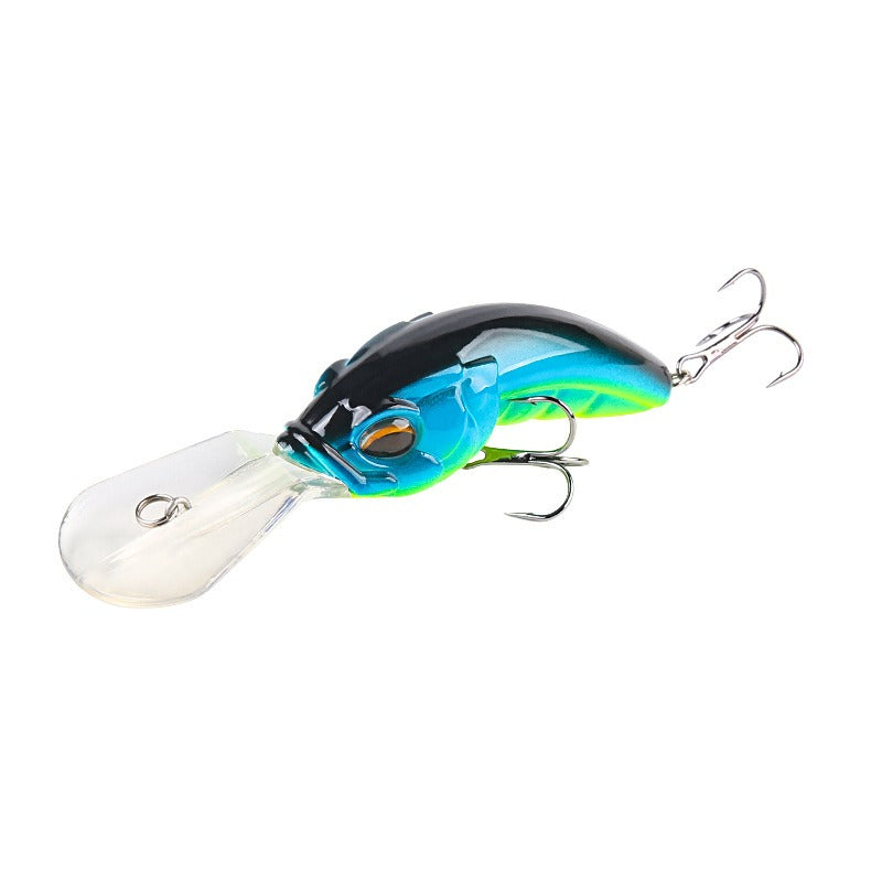 ABS Rock Minnow 10.4cm/14.5g – Deep Dive Crankbait with Triple Reinforced Hooks