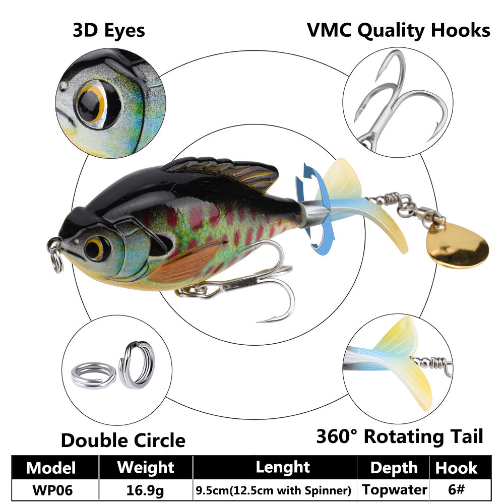 Rotary Propeller Fishing Lure 9.5cm/16.9g