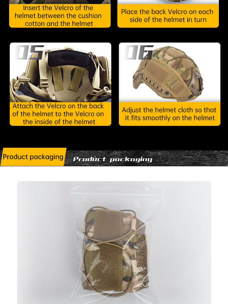 Multicam Helmet Cover