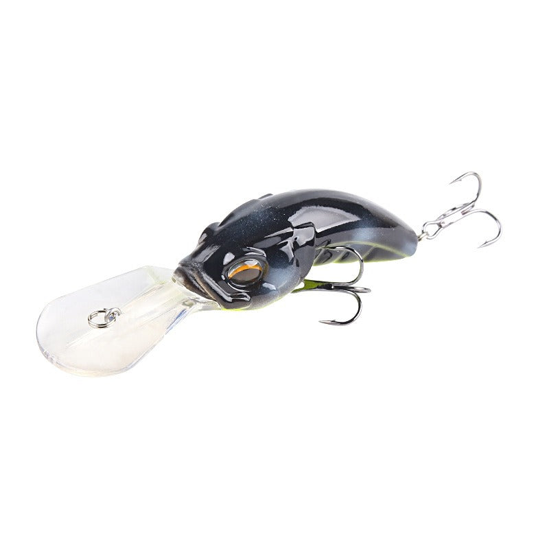 ABS Rock Minnow 10.4cm/14.5g – Deep Dive Crankbait with Triple Reinforced Hooks