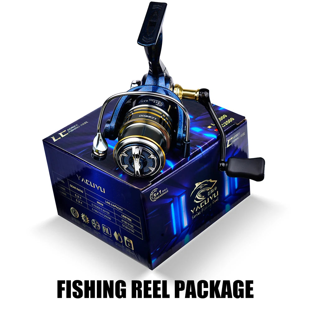 PROBEROS 5.2:1 Metal Spinning Reel – High-Speed Retrieval & Sea Fishing Ready