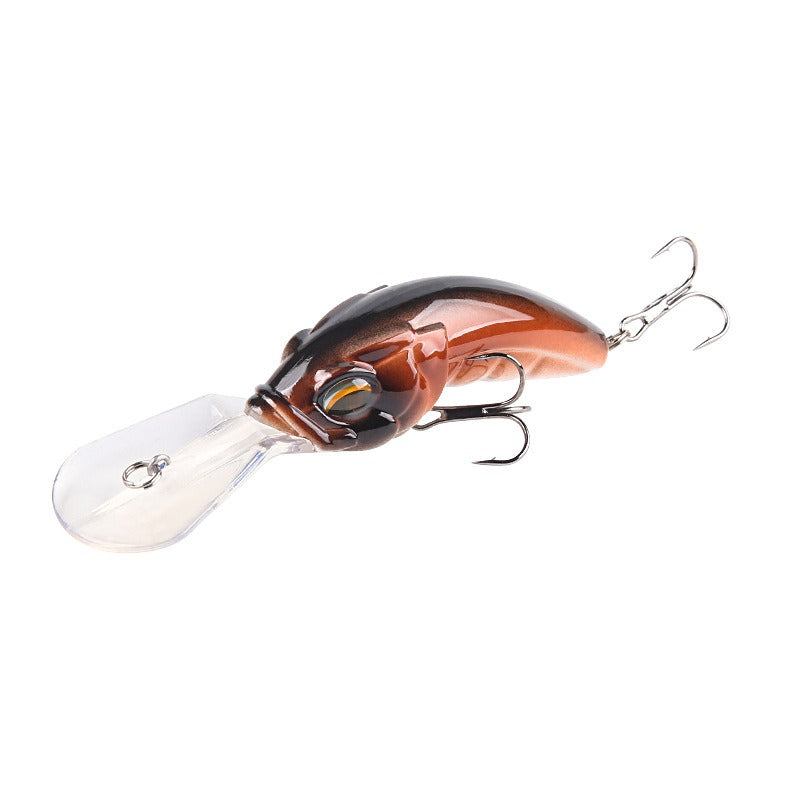 ABS Rock Minnow 10.4cm/14.5g – Deep Dive Crankbait with Triple Reinforced Hooks