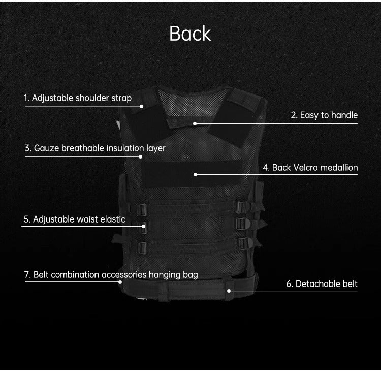 600D Operational Multi-Pocket Vest