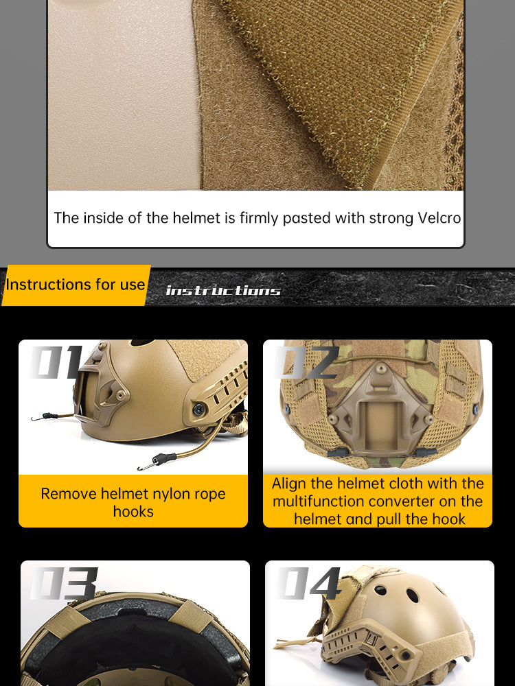 Multicam Helmet Cover