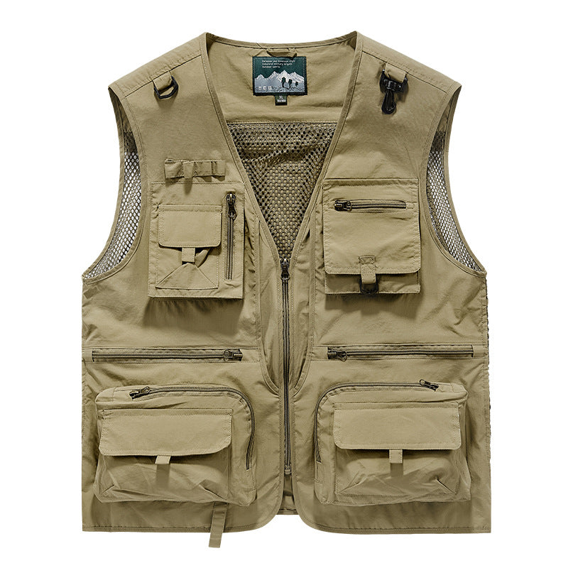 Quick-Dry Mesh Outdoor Multi-Pocket Vest
