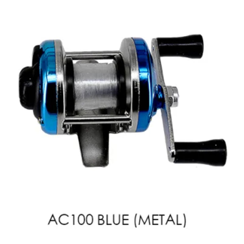 Mini Metal Drum Ice Fishing Reel – Portable Winter & Outdoor Spinning Wheel