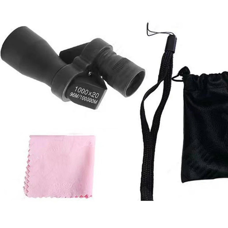 Portable Mini Pocket Monocular Telescope 1000×20 – High Magnification Zoom