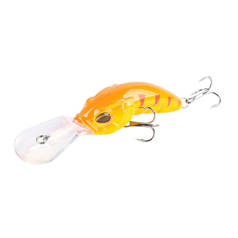 ABS Rock Minnow 10.4cm/14.5g – Deep Dive Crankbait with Triple Reinforced Hooks