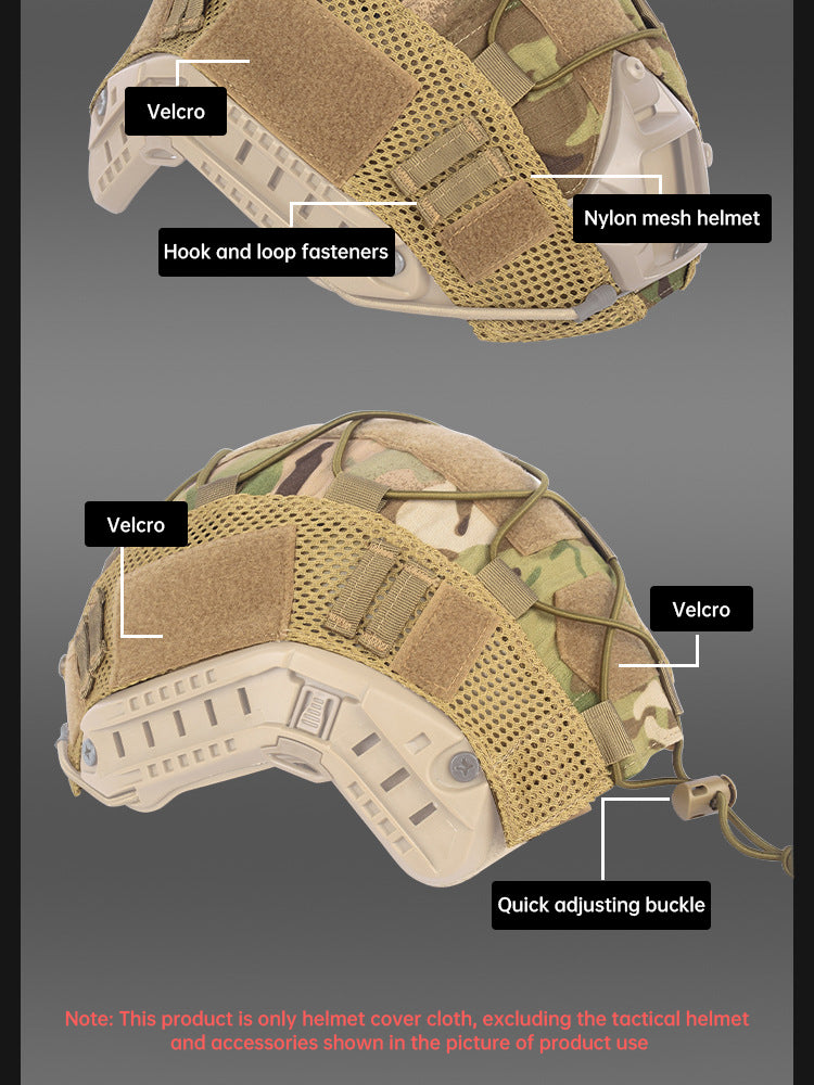 Multicam Helmet Cover