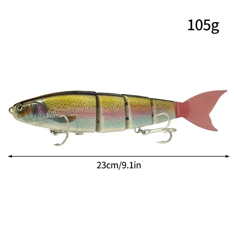 Balam 23cm Giant Swimbait – Multi-Jointed Hard Lure for Bass, Pike & Catfish