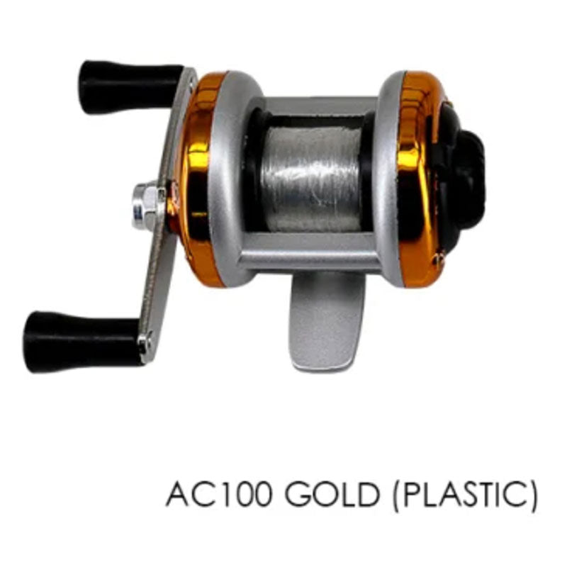 Mini Metal Drum Ice Fishing Reel – Portable Winter & Outdoor Spinning Wheel