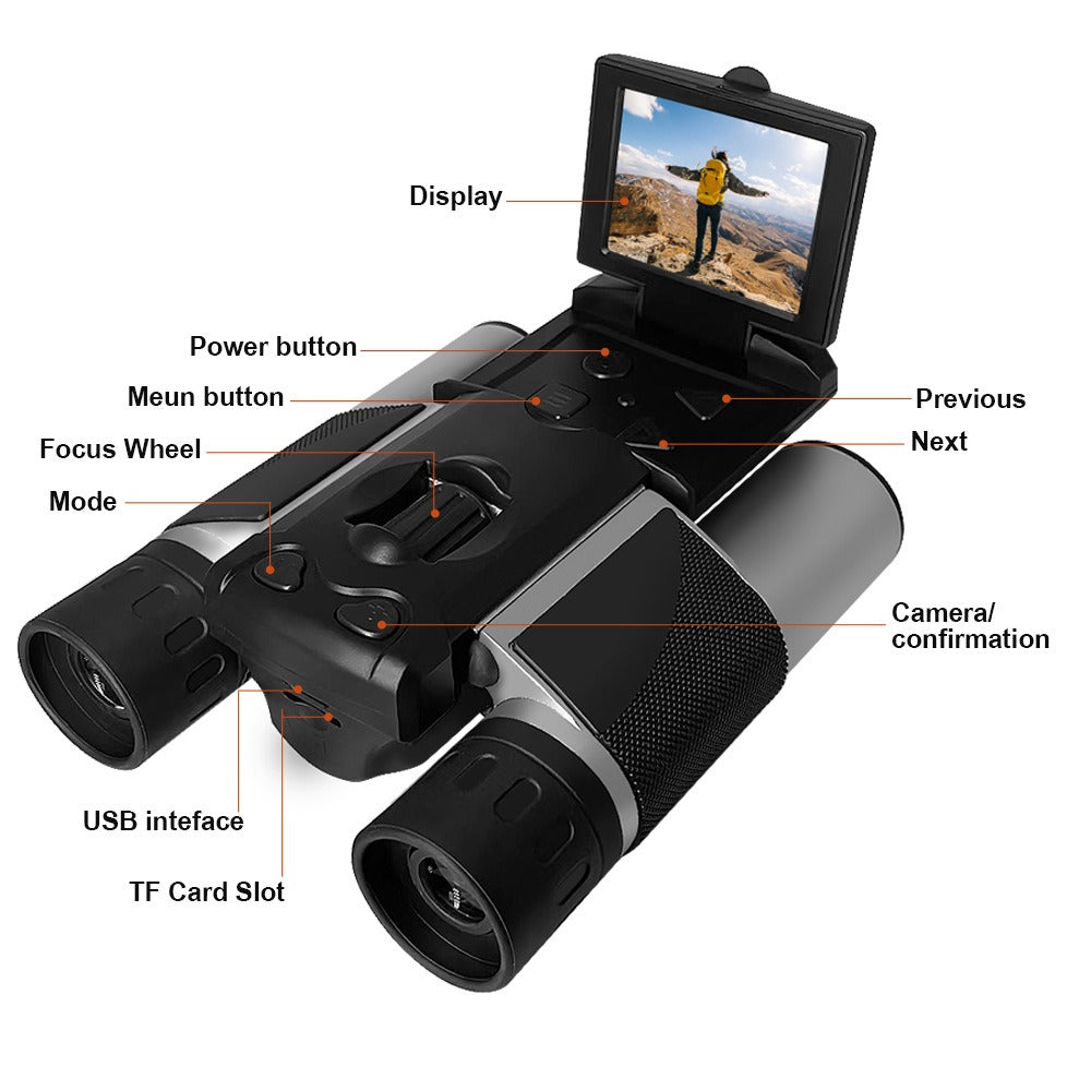 HD Digital Bird-Watching Telescope with Screen